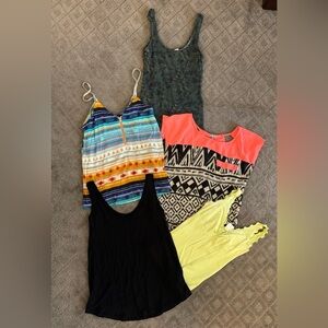 Women’s a new day Forever 21 BP Multicolor Tank Top & Blouse Size XS Bundle